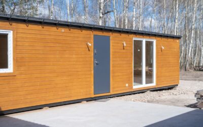 Realizacja: Dom 35 m² – model „Miki” w wersji z wyposażeniem